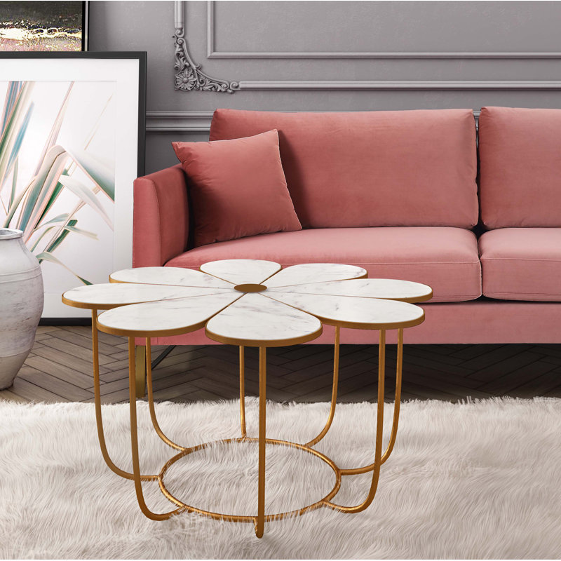 House of Hampton Gorlest Flower Coffee Table Wayfair